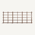 Estante modular Brutalist — Madera de sal marrón teñido