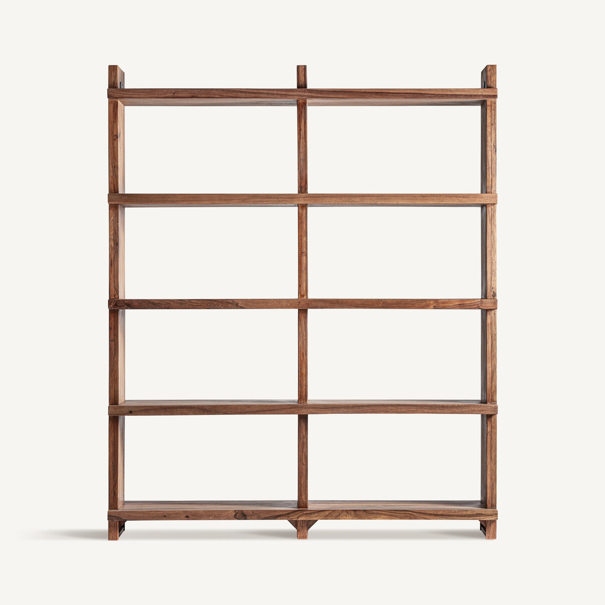 Estante modular Brutalist — Madera de sal marrón teñido