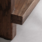 Estante modular Brutalist — Madera de sal marrón teñido