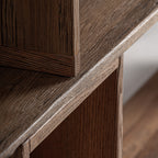 Estantería Brusque — Madera roble marrón