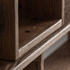 Estantería Brusque — Madera roble marrón