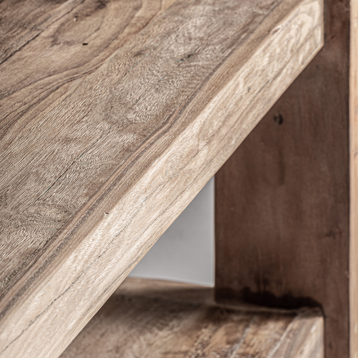 Estantería Helmond — Madera recuperada marrón