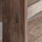Estantería Helmond — Madera recuperada marrón