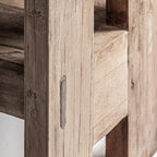 Estantería Helmond — Madera recuperada marrón