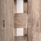 Estantería Helmond — Madera recuperada marrón
