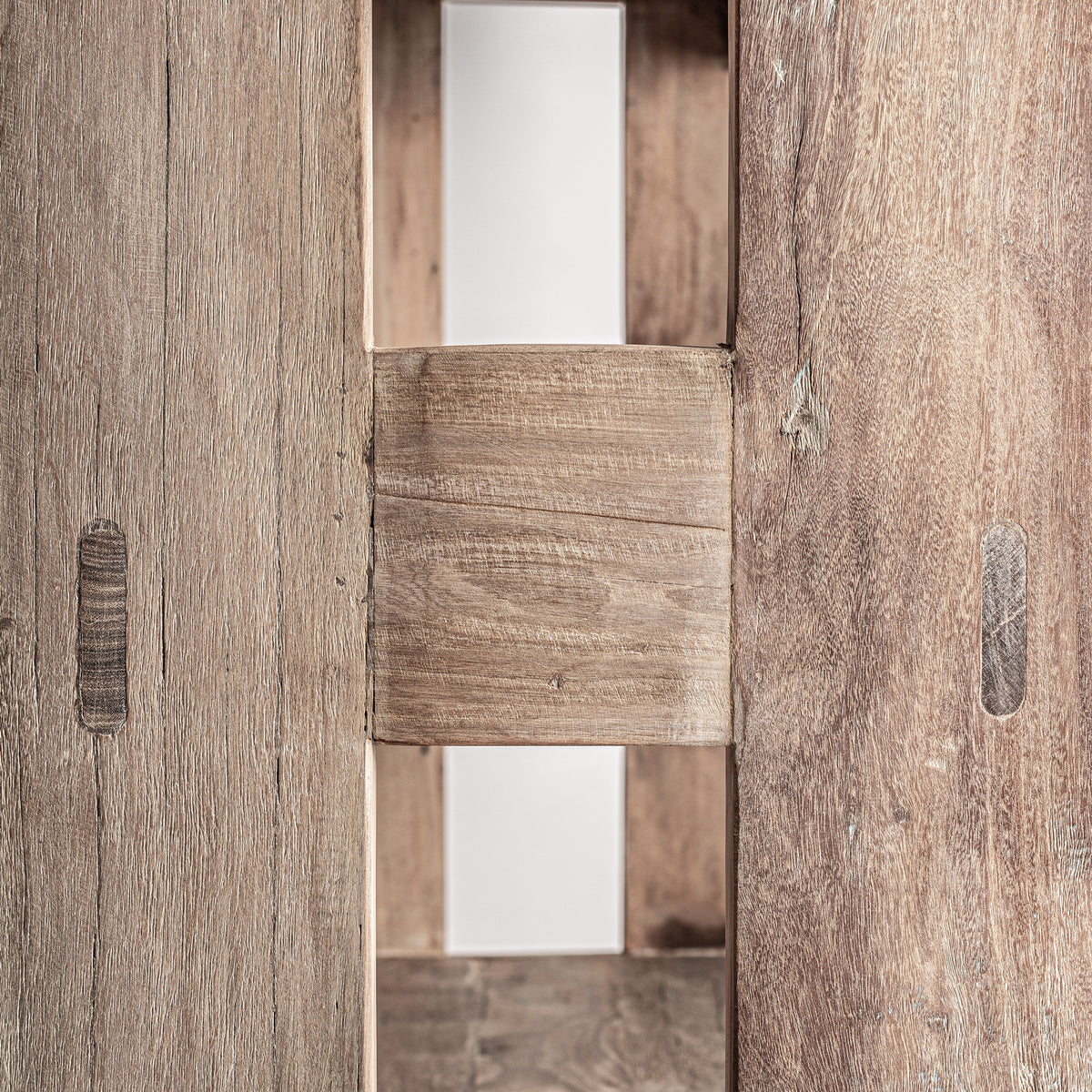 Estantería Helmond — Madera recuperada marrón