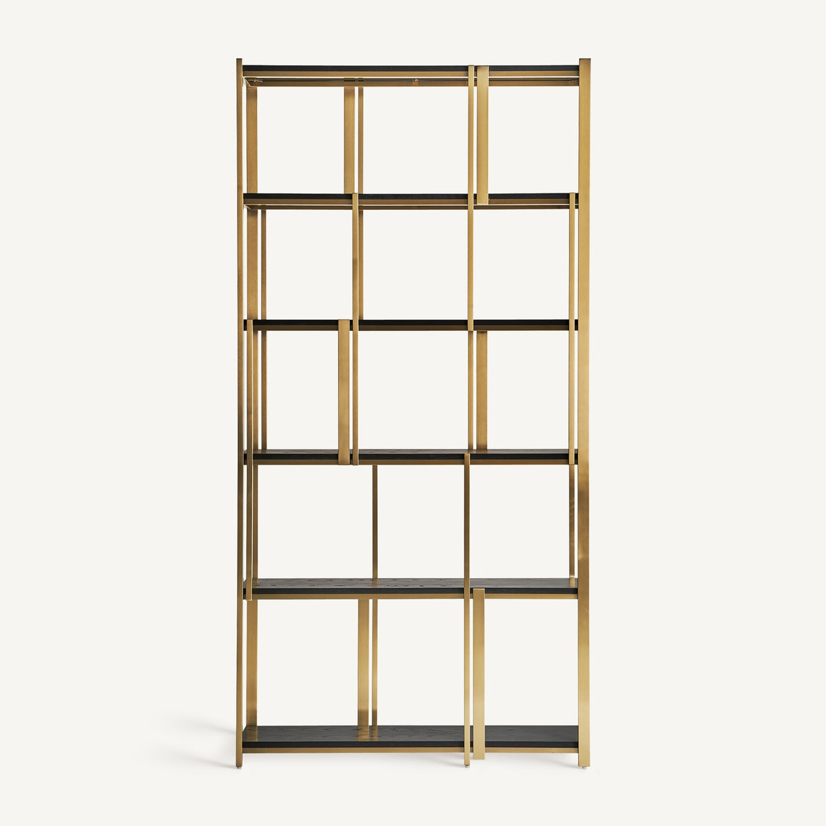 Estantería Leira — Acero oro brillo