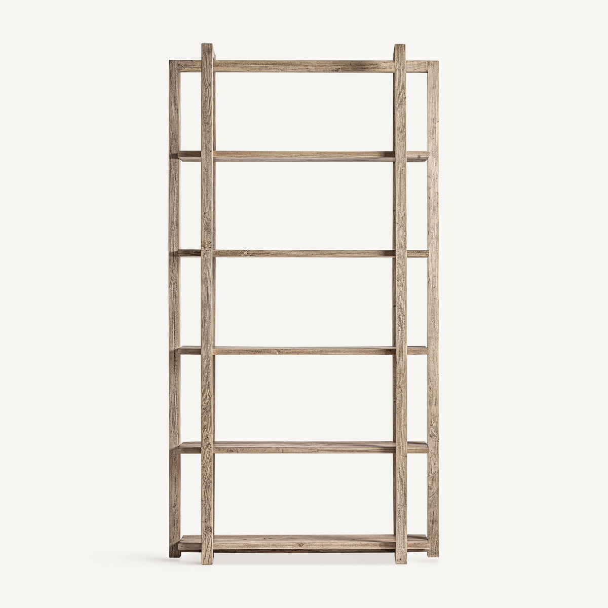 Estantería Masein — Madera de olmo marrón claro