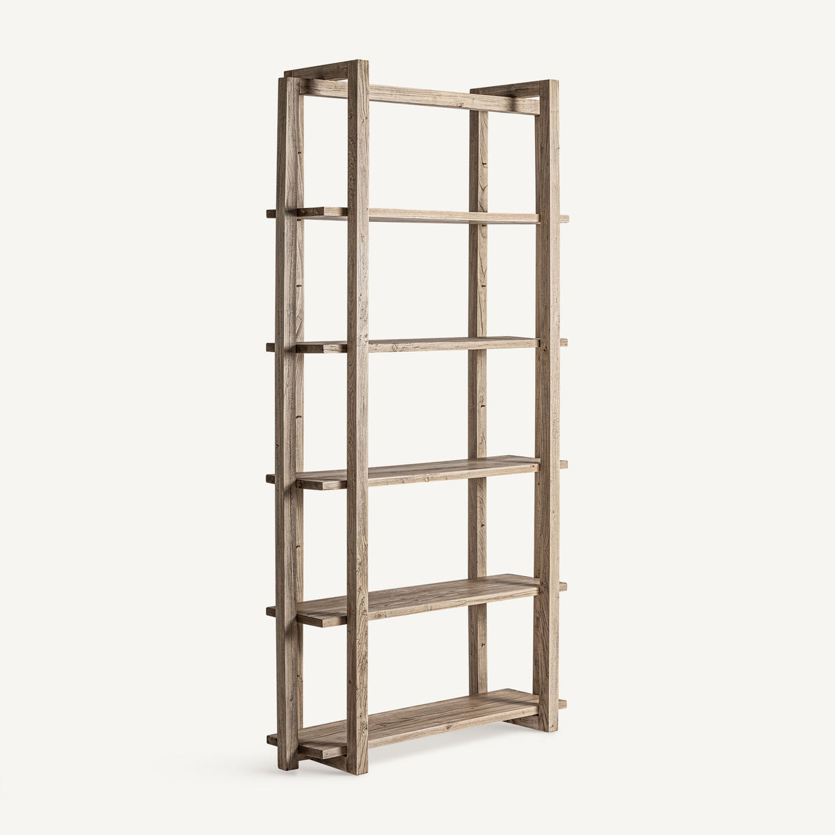 Estantería Masein — Madera de olmo marrón claro