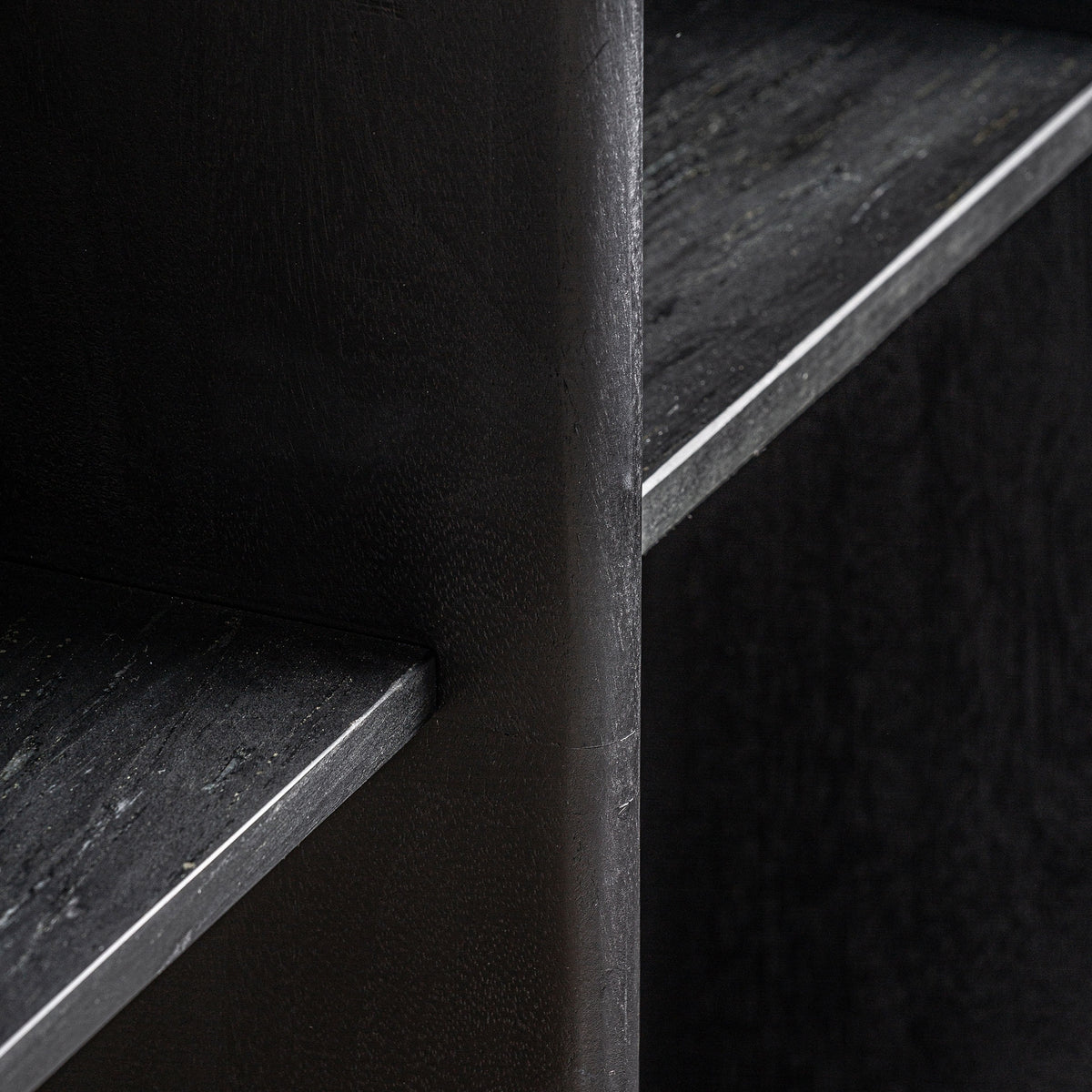 Estantería Nara — Madera de mango negra