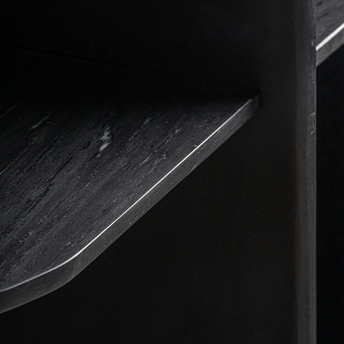 Estantería Nara — Madera de mango negra
