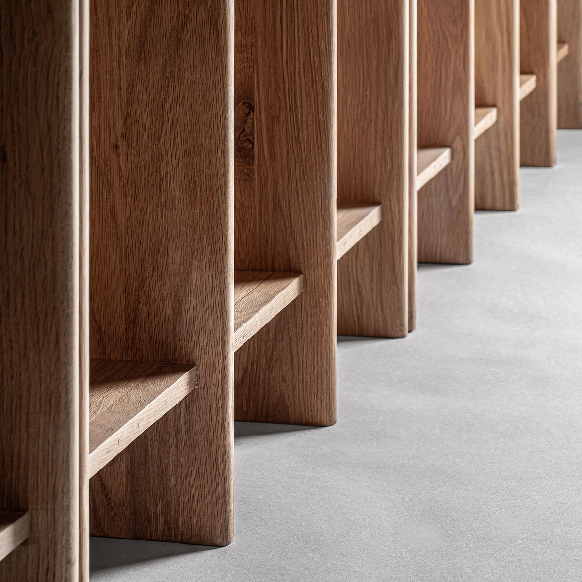 Estantería Nara — Madera roble marrón