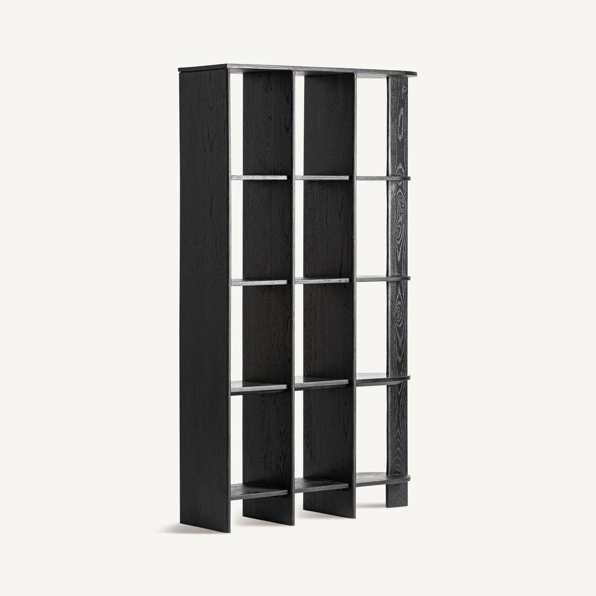 Estantería Nara — Madera roble negro