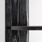 Estantería Nara — Madera roble negro