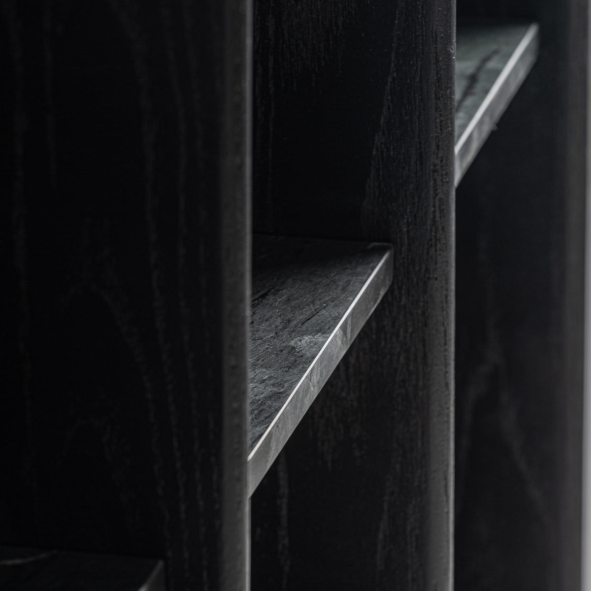 Estantería Nara — Madera roble negro