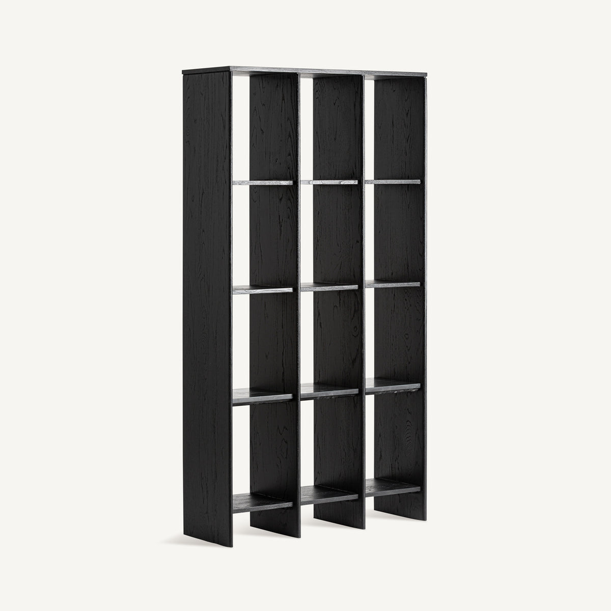 Estantería Nara — Madera roble negro
