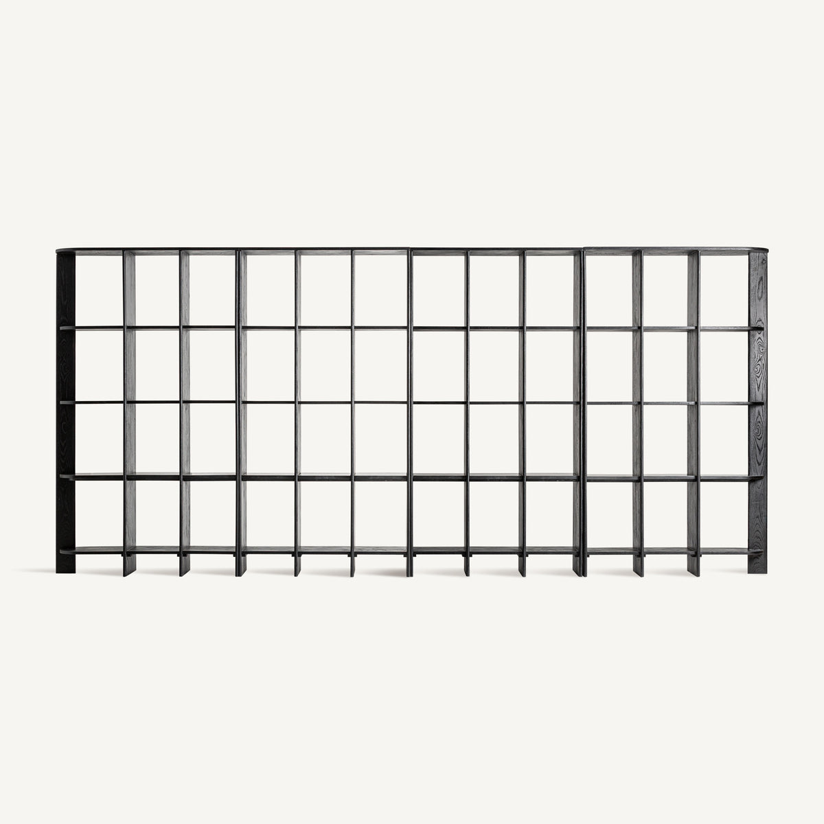 Estantería Nara — Madera roble negro