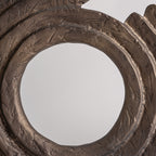Figura Decorativa — Aluminio dorado