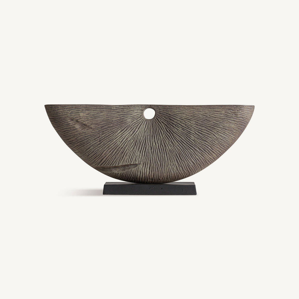 Figura Decorativa — Aluminio gris