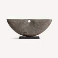 Figura Decorativa — Aluminio gris
