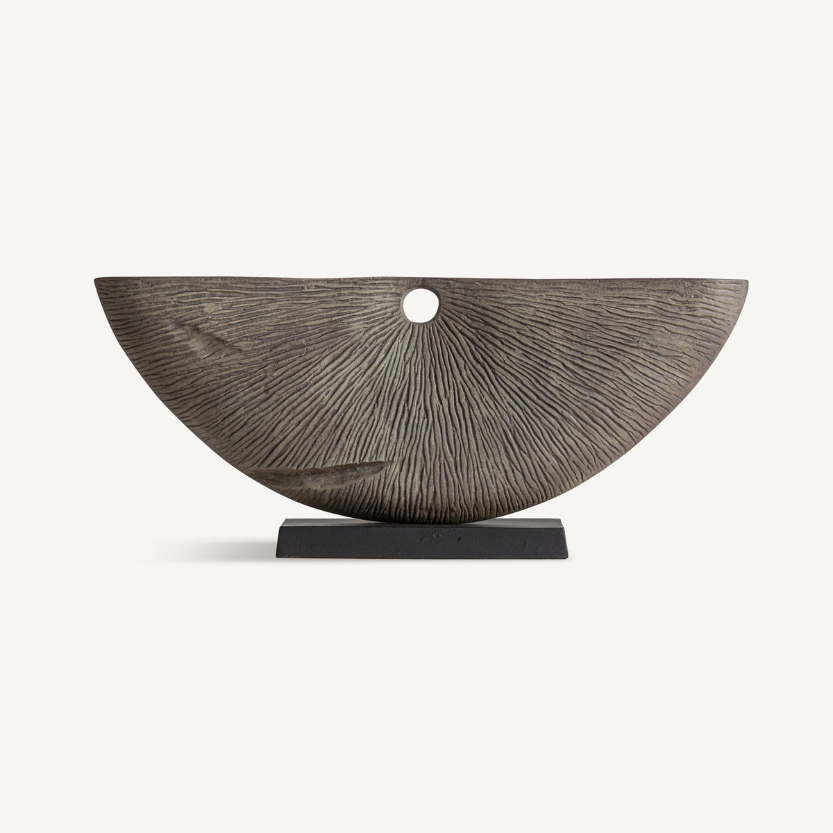 Figura Decorativa — Aluminio gris