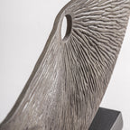 Figura Decorativa — Aluminio gris