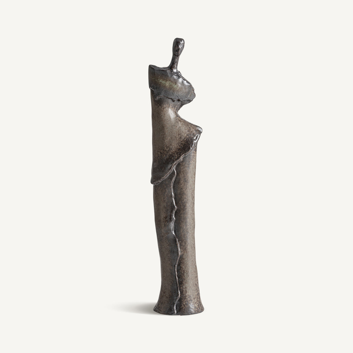 Figura decorativa Alya — Cerámica marrón