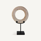 Figura decorativa Amara — Mármol blanco roto
