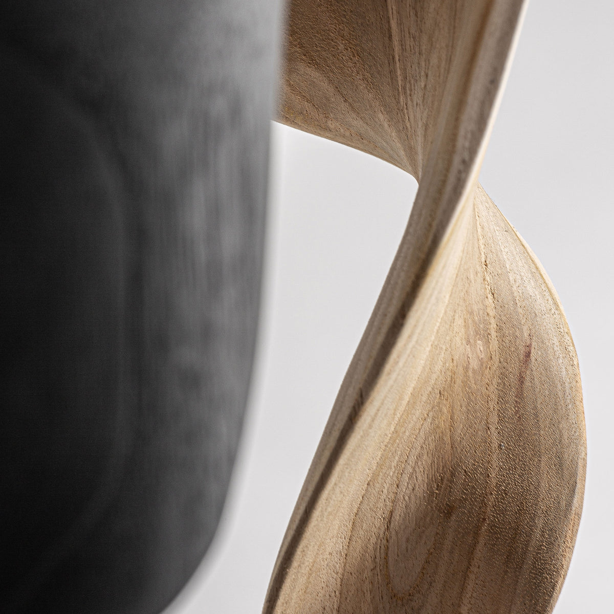 Figura decorativa Blayen — Madera de teca marrón claro