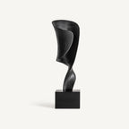Figura decorativa Blayen — Madera de teca negro
