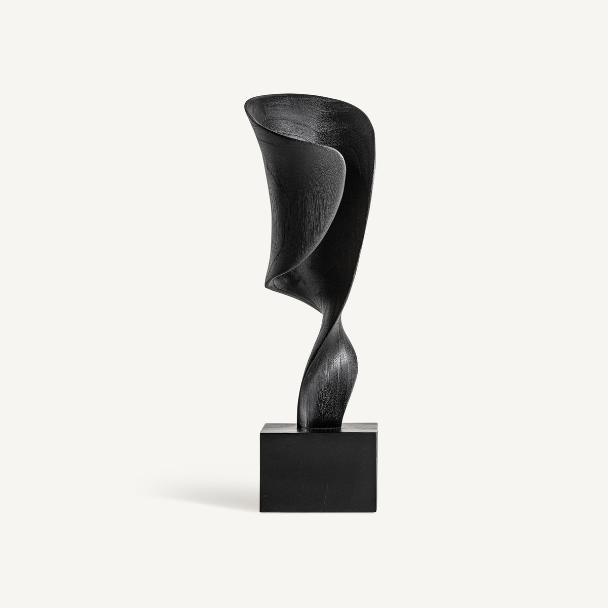 Figura decorativa Blayen — Madera de teca negro