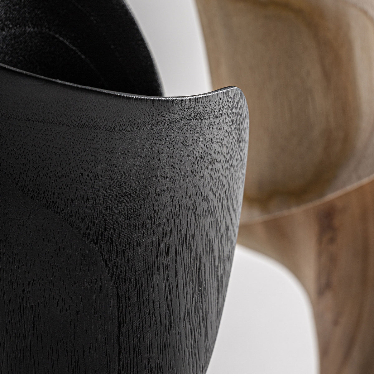 Figura decorativa Blayen — Madera de teca negro