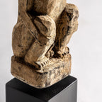 Figura decorativa Bomani — Madera de mango negro envejecido