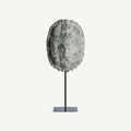 Figura decorativa caparazón Tortuga — Resina gris