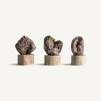 Figura Decorativa — Cuarzo tonos oscuros