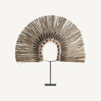 Figura decorativa Flasher — Fibra natural marrón