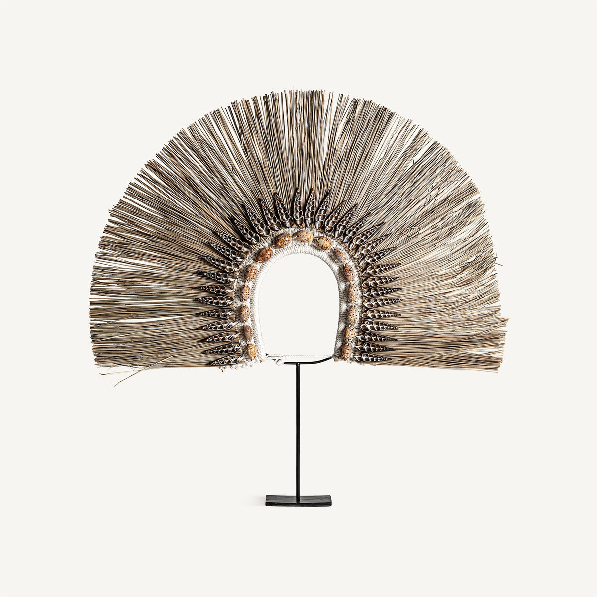Figura decorativa Flasher — Fibra natural marrón