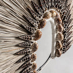 Figura decorativa Flasher — Fibra natural marrón