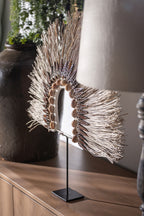 Figura decorativa Flasher — Fibra natural marrón