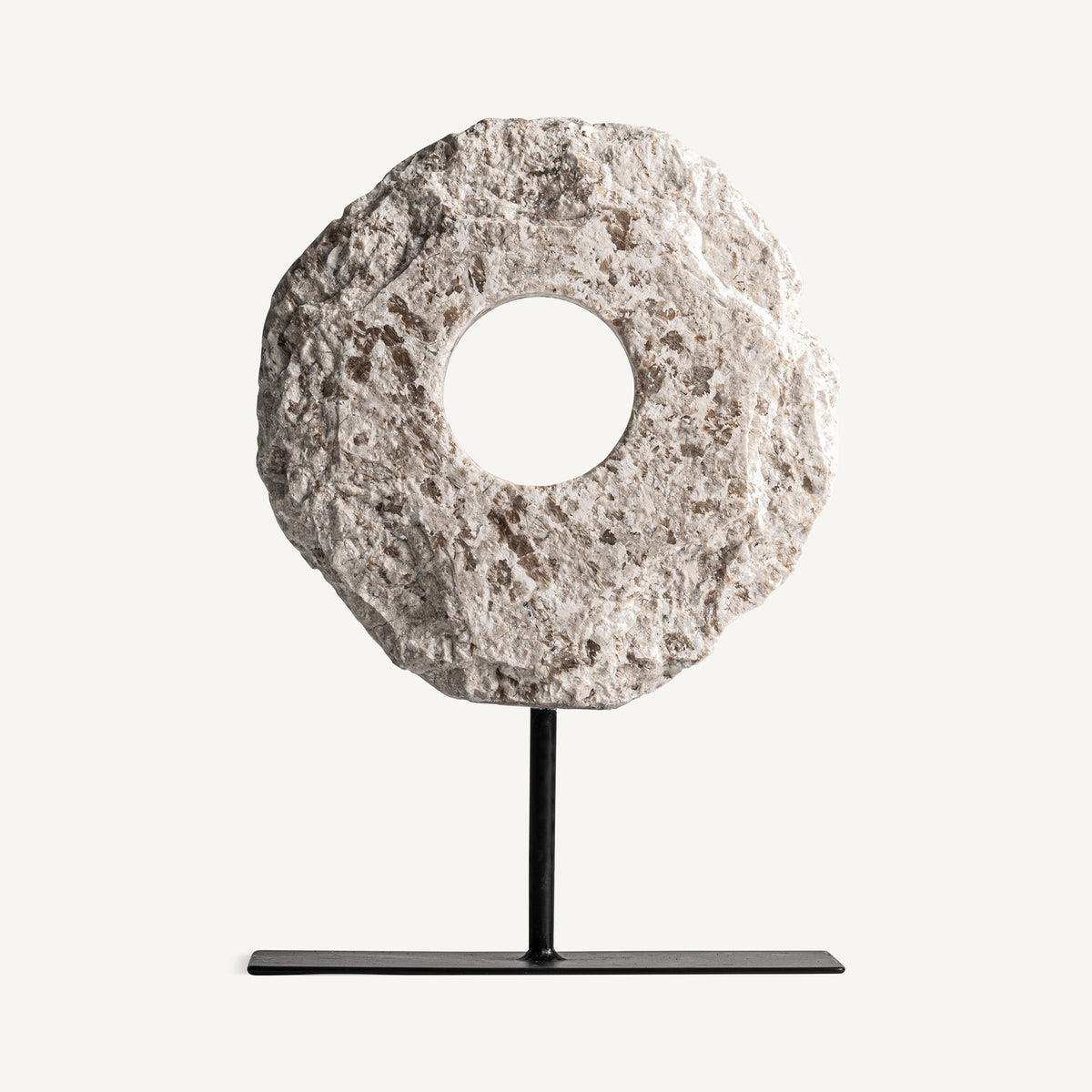 Figura decorativa Gajala — Piedra blanco roto