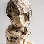 Figura decorativa Ibrahim — Madera de mango negro envejecido