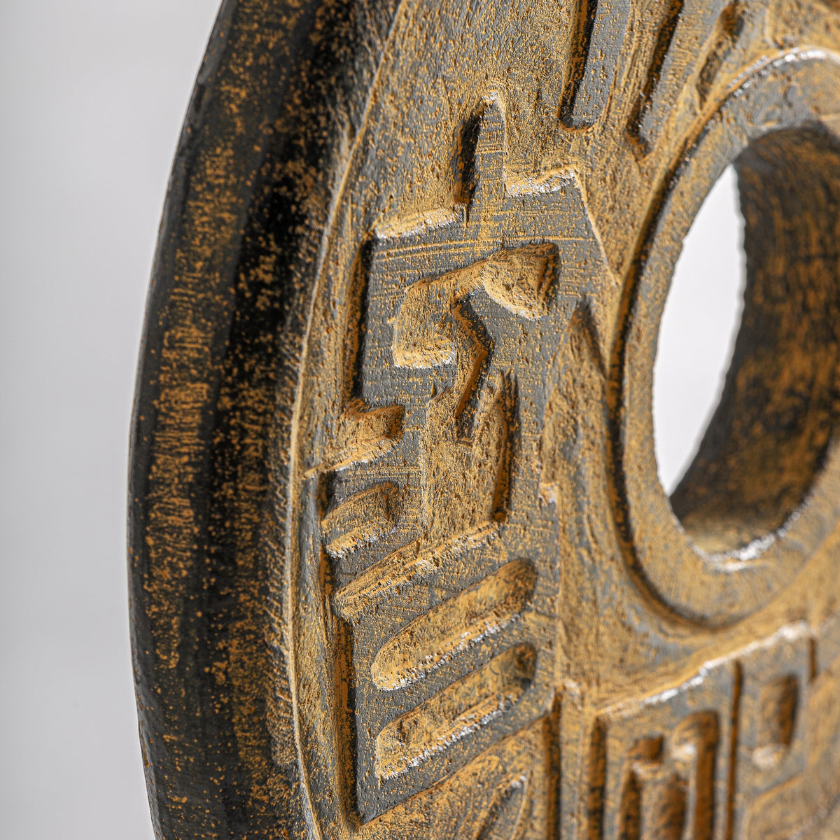 Figura decorativa Janah — Piedra bronce patina