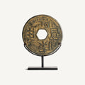Figura decorativa Janah — Piedra bronce patina