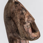 Figura decorativa Kikey — Madera tropical chocolate envejecido