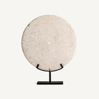 Figura decorativa Lapalej — Mármol crema