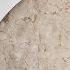 Figura decorativa Lapalej — Mármol crema