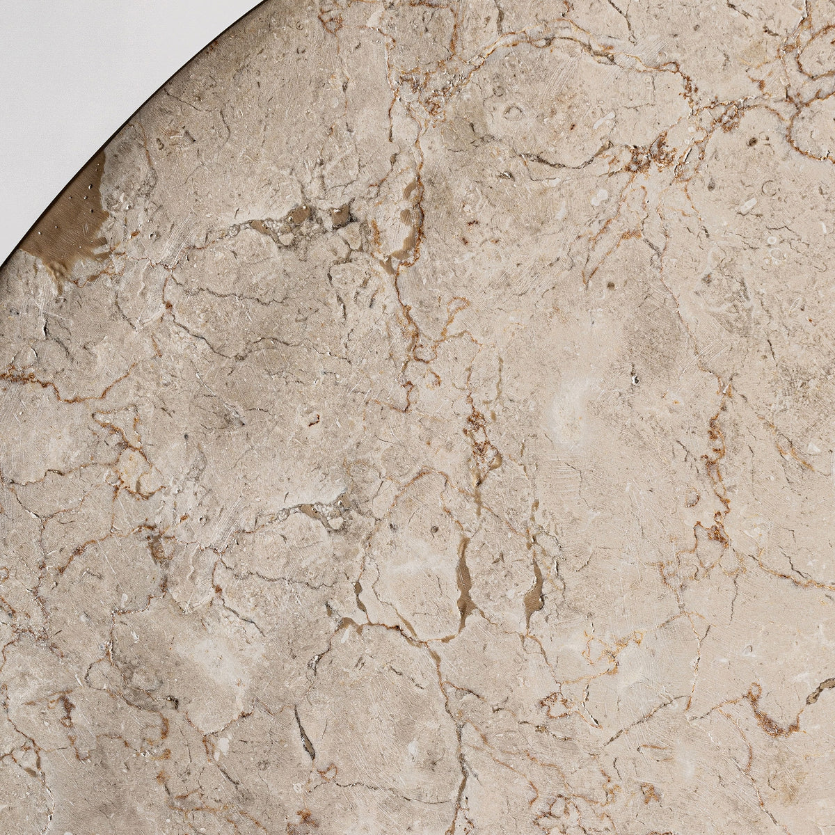 Figura decorativa Lapalej — Mármol crema