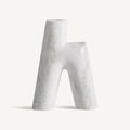 Figura decorativa Lasne — Onix blanco