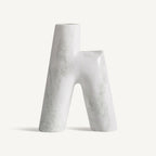 Figura decorativa Lasne — Onix blanco