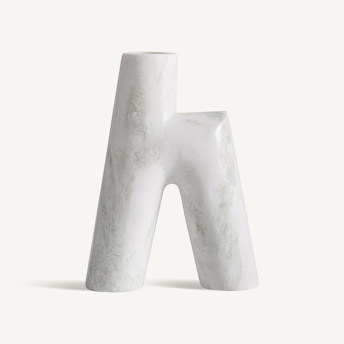 Figura decorativa Lasne — Onix blanco
